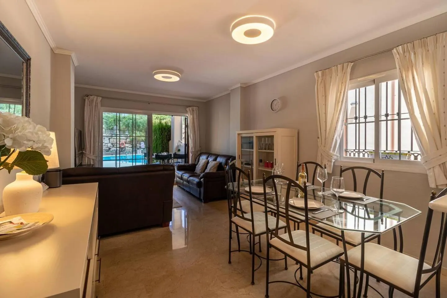 Mijas Golf 3-Bed Ground Floor Direct Pool Access Apartment Santa Fe de los Boliches Spain